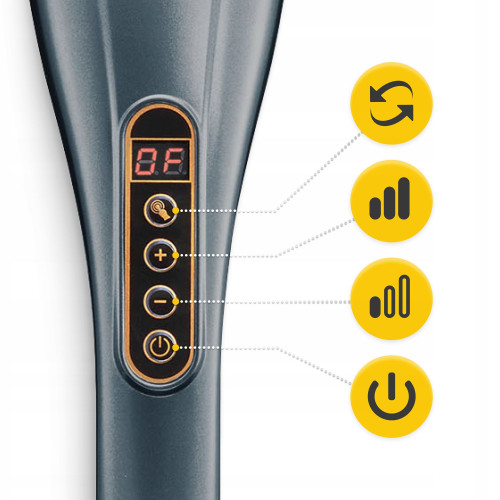 Массажная подушка  4FIZJO Long Stick 7 в 1 Grey - фото №4